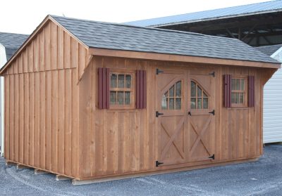 quaker style rustic shed