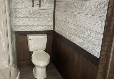 bathroom of stock cabin