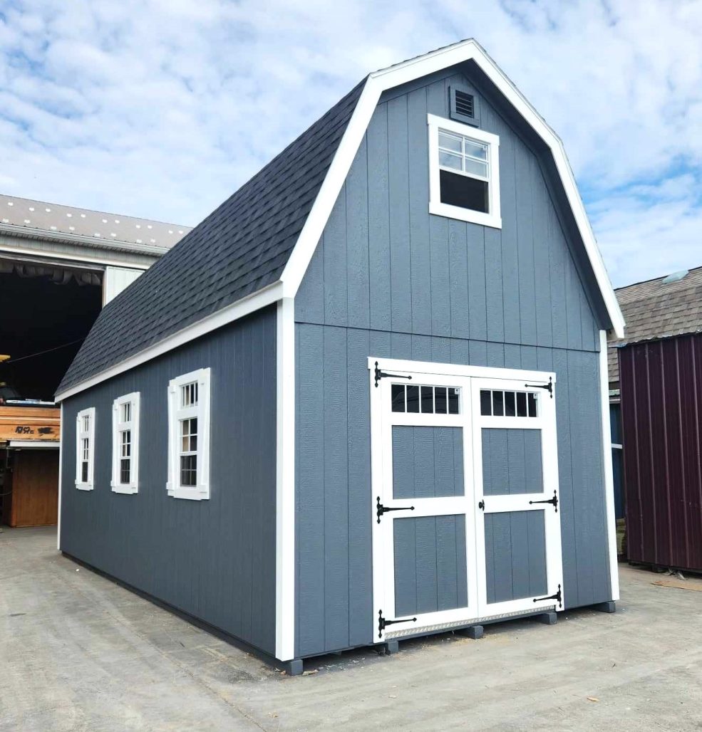 2 story shed