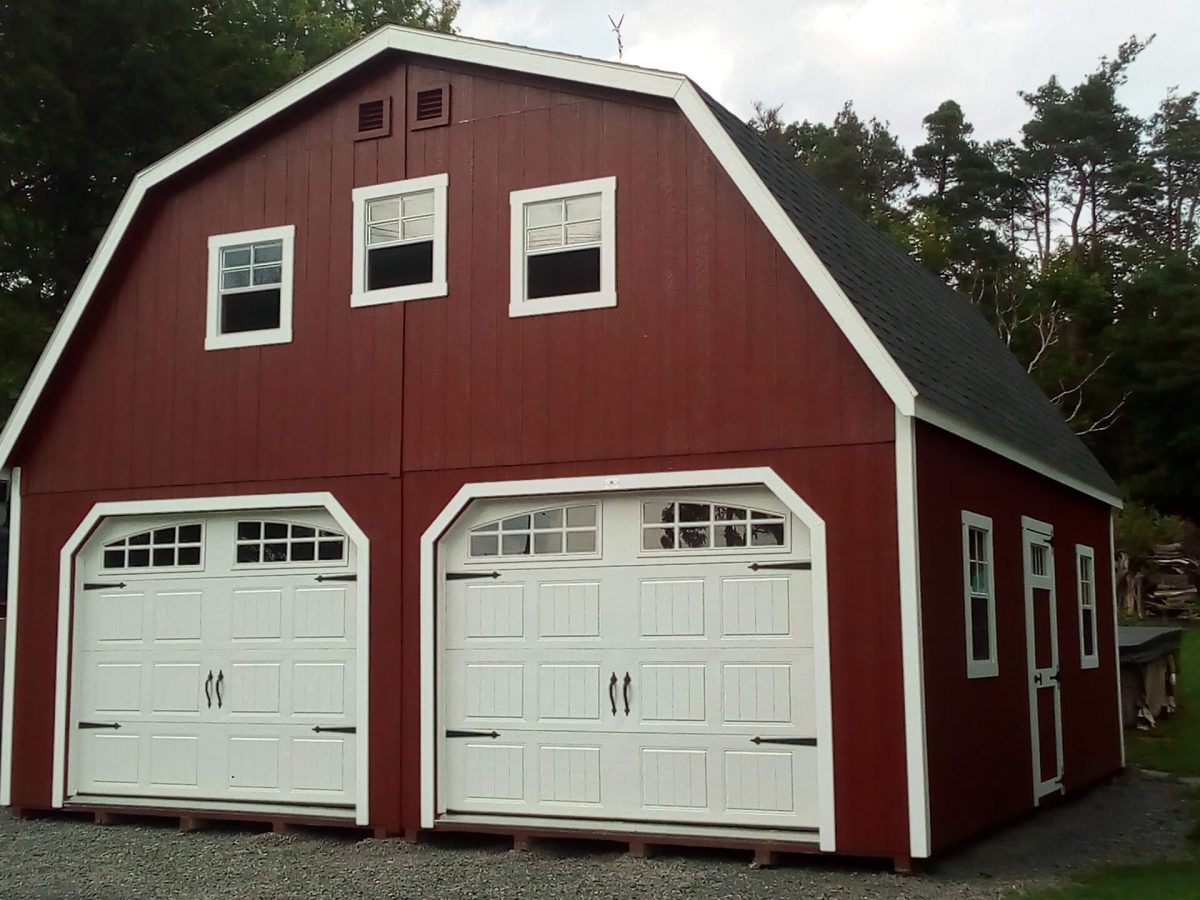 large shed and garage
