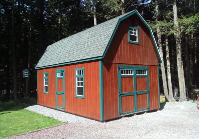 2 story outdoor storage shed