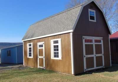 elite shed with double doors