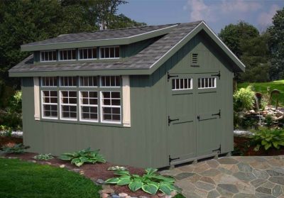 dormer style classic shed