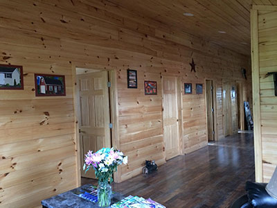 custom amish wood cabin