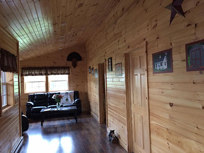 custom amish cabin