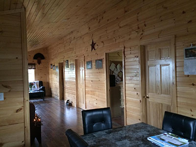 custom wooden cabin