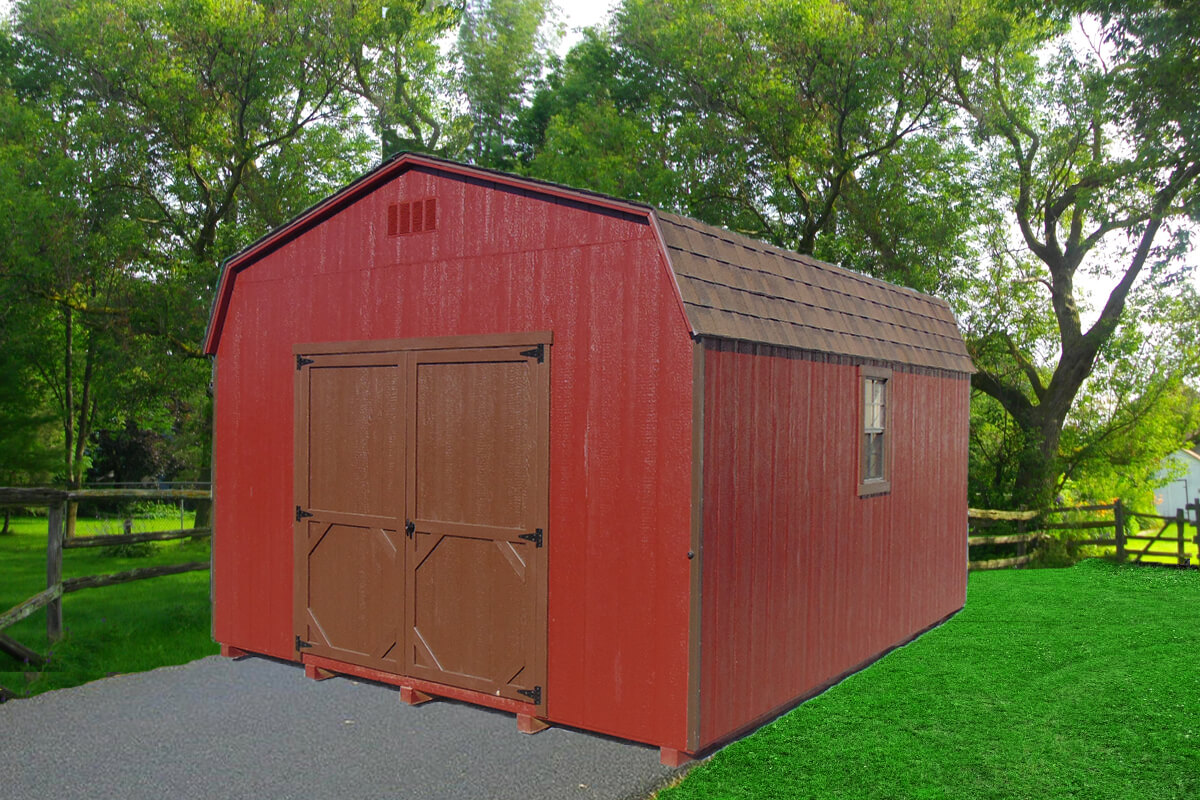 red smartside shed