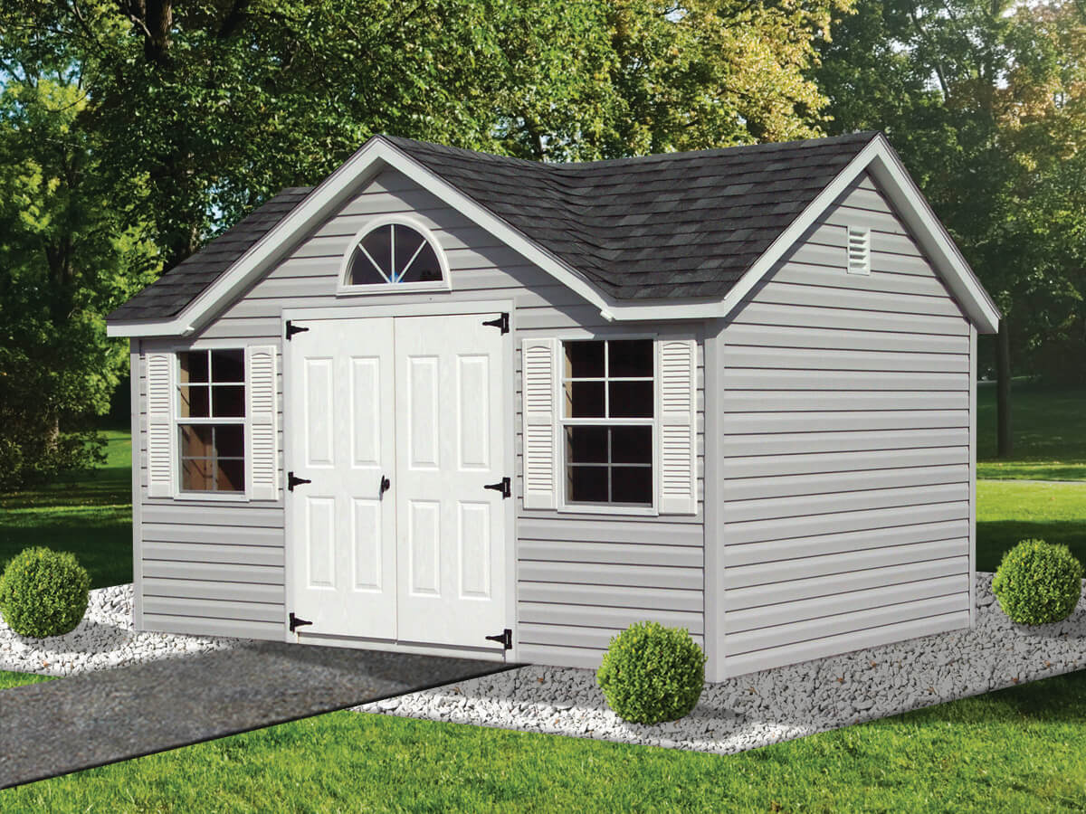 cottage style custom built shed